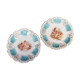 Pair of antique ceramic plates.