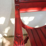 Fauteuil dagobert rouge