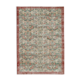 Tapis turc noué à la main des années 1970 beige 208 cm x 301 cm