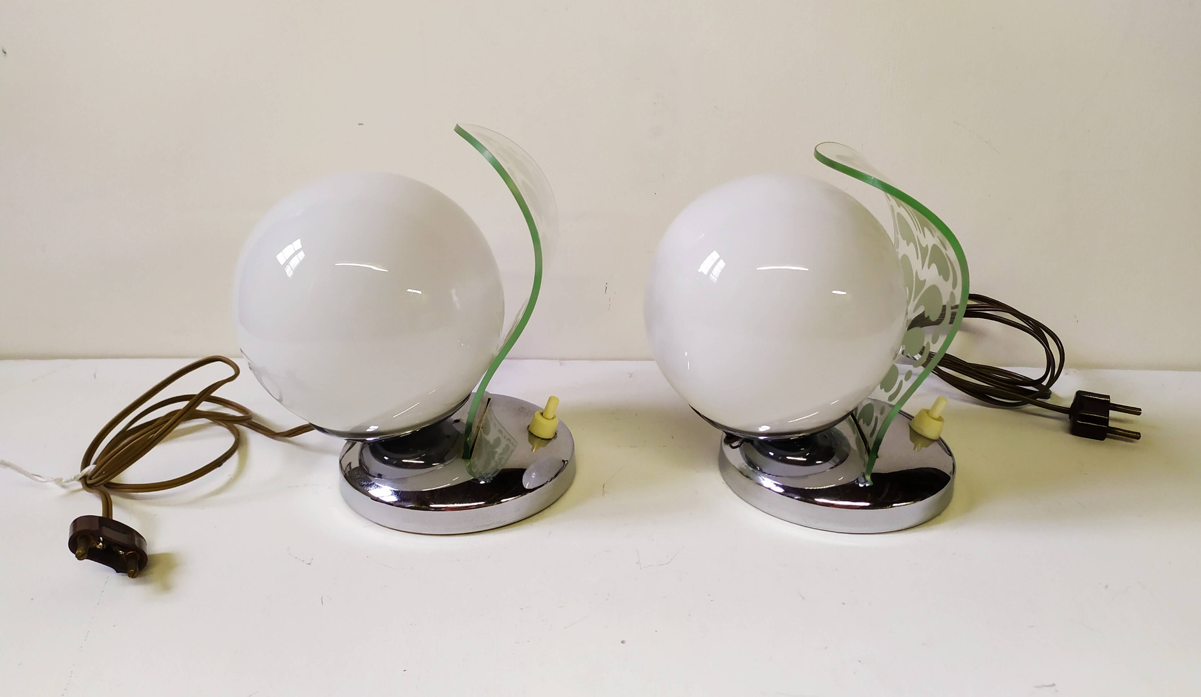 Art Deco Table Lamps, set of 2, 1920.
