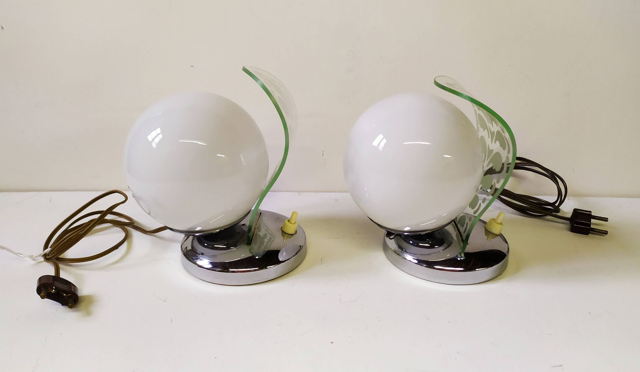 Art Deco Table Lamps, set of 2, 1920.