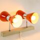 Herda 70s double wall lamp