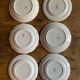 6 assiettes plates vintage