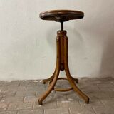 Tabouret Fischel a vis vintage 1910