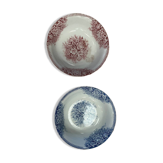 2 soup plates - Jardinière St-Amand