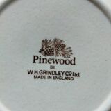 6 WH Grindley “Pinewood” soup plates