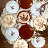 Mismatched antique plates