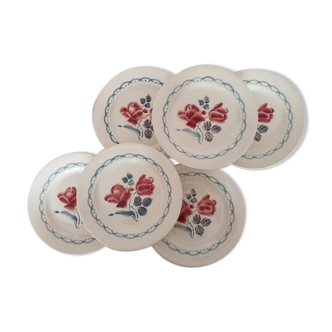 Old flat plates model "Cannes" of the French manufacturer of Digoin