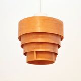 Mid-Century Scandinavian Pine Ceiling Light by Hans-Agne Jakobsson for Ellysett Markaryd, 1960s