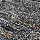 tapis Marocain berbere  Mrirt noir et orange fait main en laine