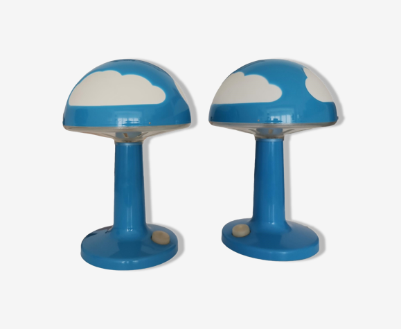 Paire de lampes de table Ikea Skojig par Henrik Preutz 1990