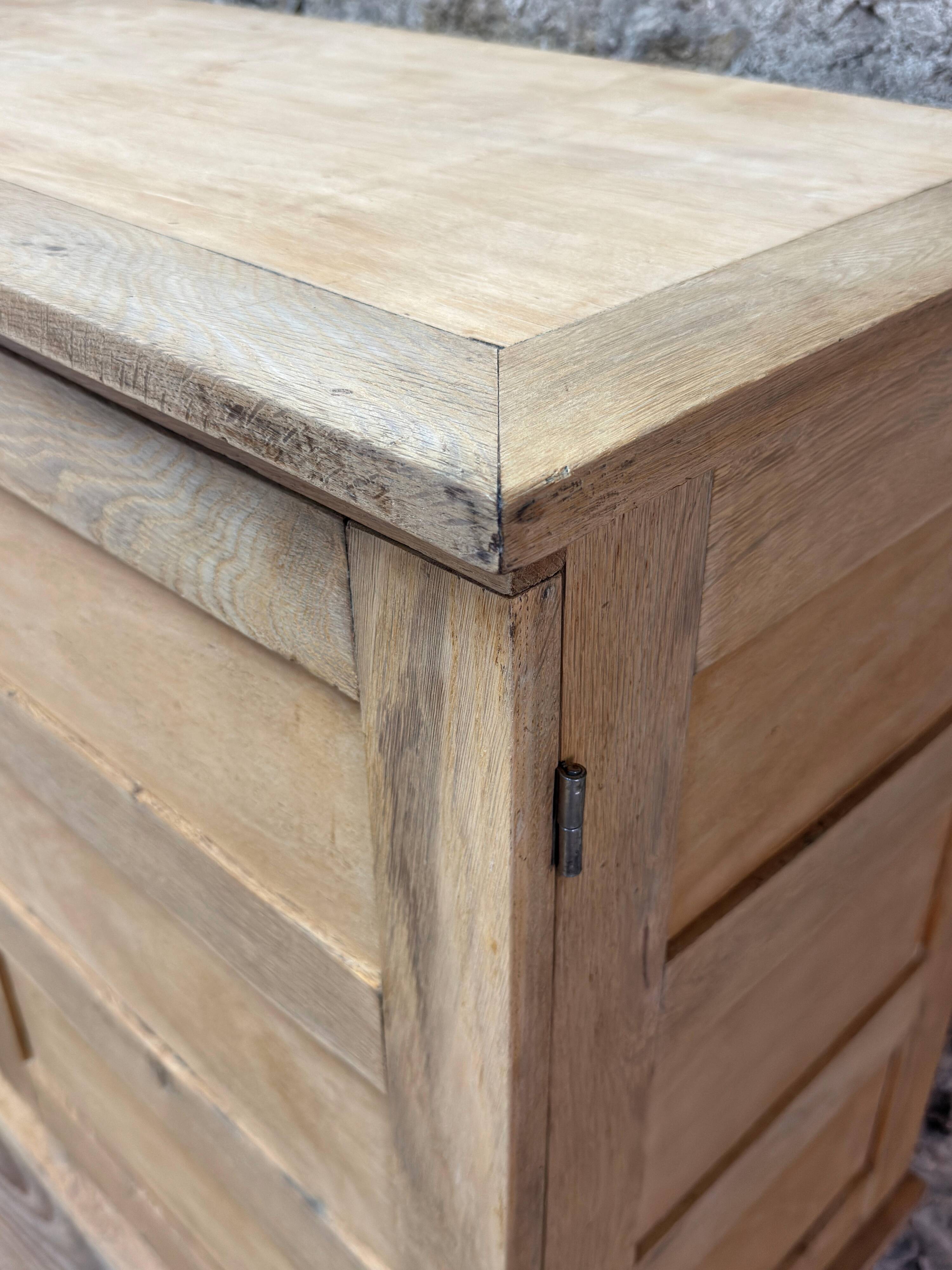 Buffet Very René Gabriel - Raw Oak - Reconstruction Furniture - Year