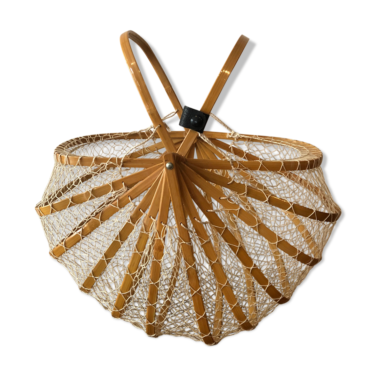 Vintage folding basket