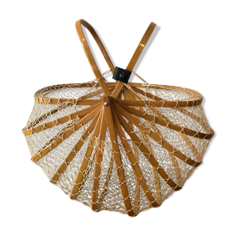 Vintage folding basket