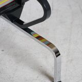 Compact sofa Eames Vitra Alexander Girard Miller stripe fabric