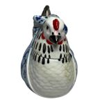 20th century earthenware Easter hen candy box
