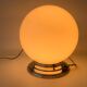 Opaline ball lamp