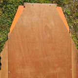 Art Deco mirror in carved wood