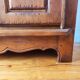 Brutalist buffet French work in solid oak – 1970s