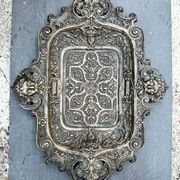 Large bronze Art Nouveau Jugendstil catchall tray