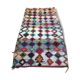 Tapis berbère boucharouite Maroc 114x210cm