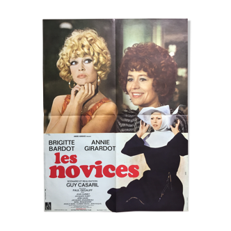 Cinema poster "Les Novices" Brigitte Bardot, Annie Girardot 60x80cm 1970