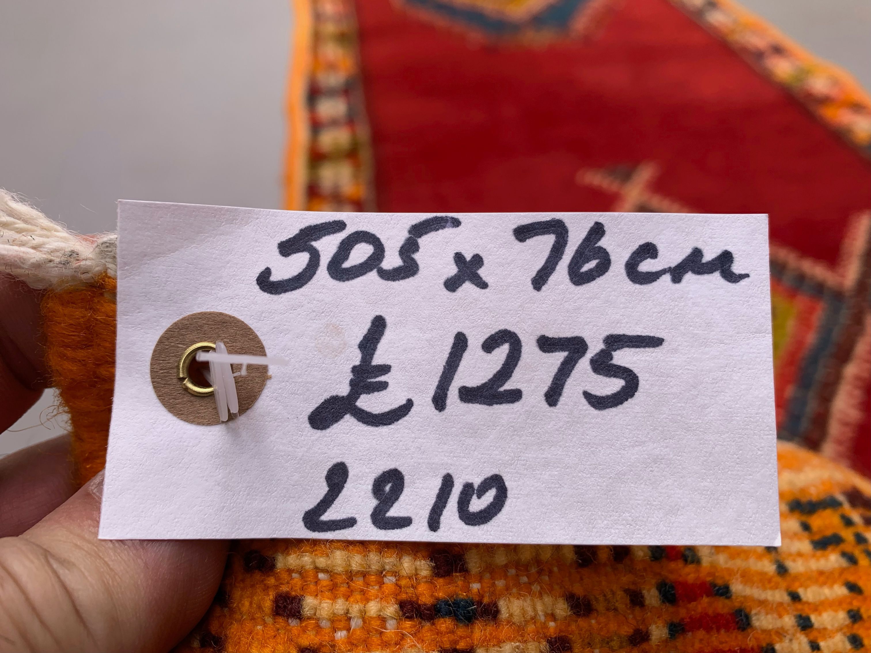 Vintage Moroccan Runner Rug 505x77 cm