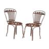 Pair of garden chairs by Francois Carre, France 1950