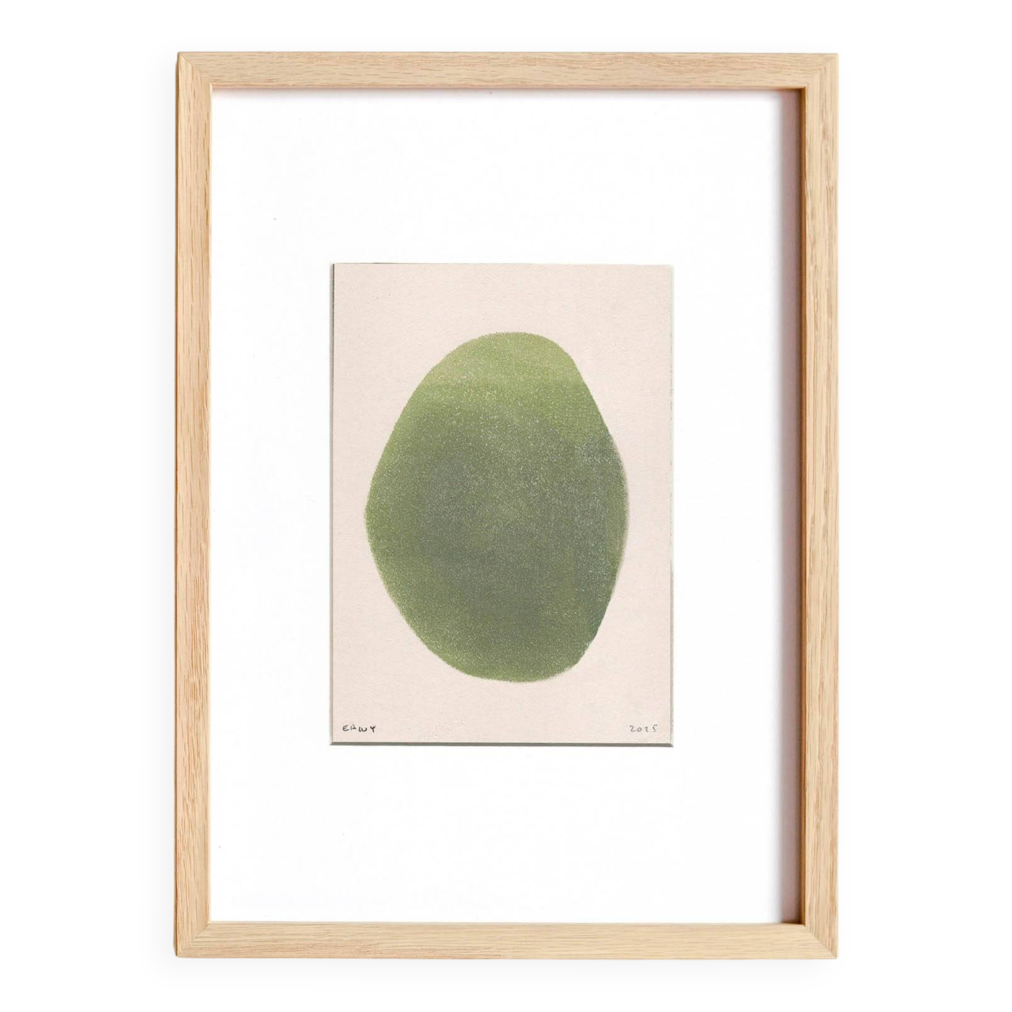 Painting on paper B313 signed Eawy
