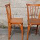 Pair of 1950s bistro chairs