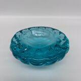 Empty blue crystal pocket