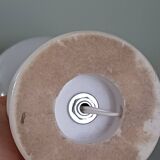 Alabaster and opaline lamp