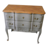 Commode de style Louis XV peinte