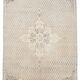 6x8 Vintage Cream & Black Oriental Persian Rug, 176x259Cm