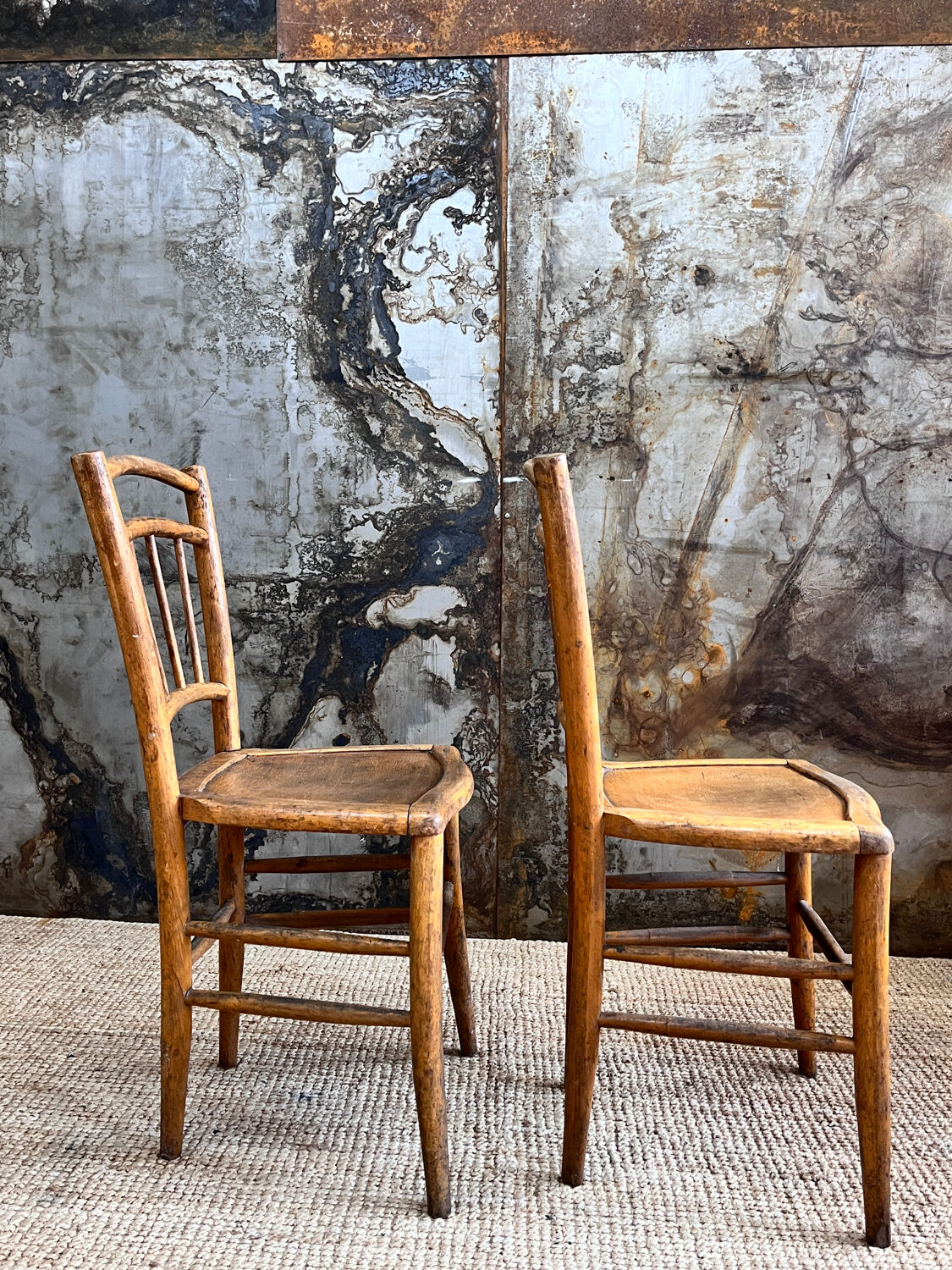 Pair of bistro chairs