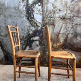 Pair of bistro chairs