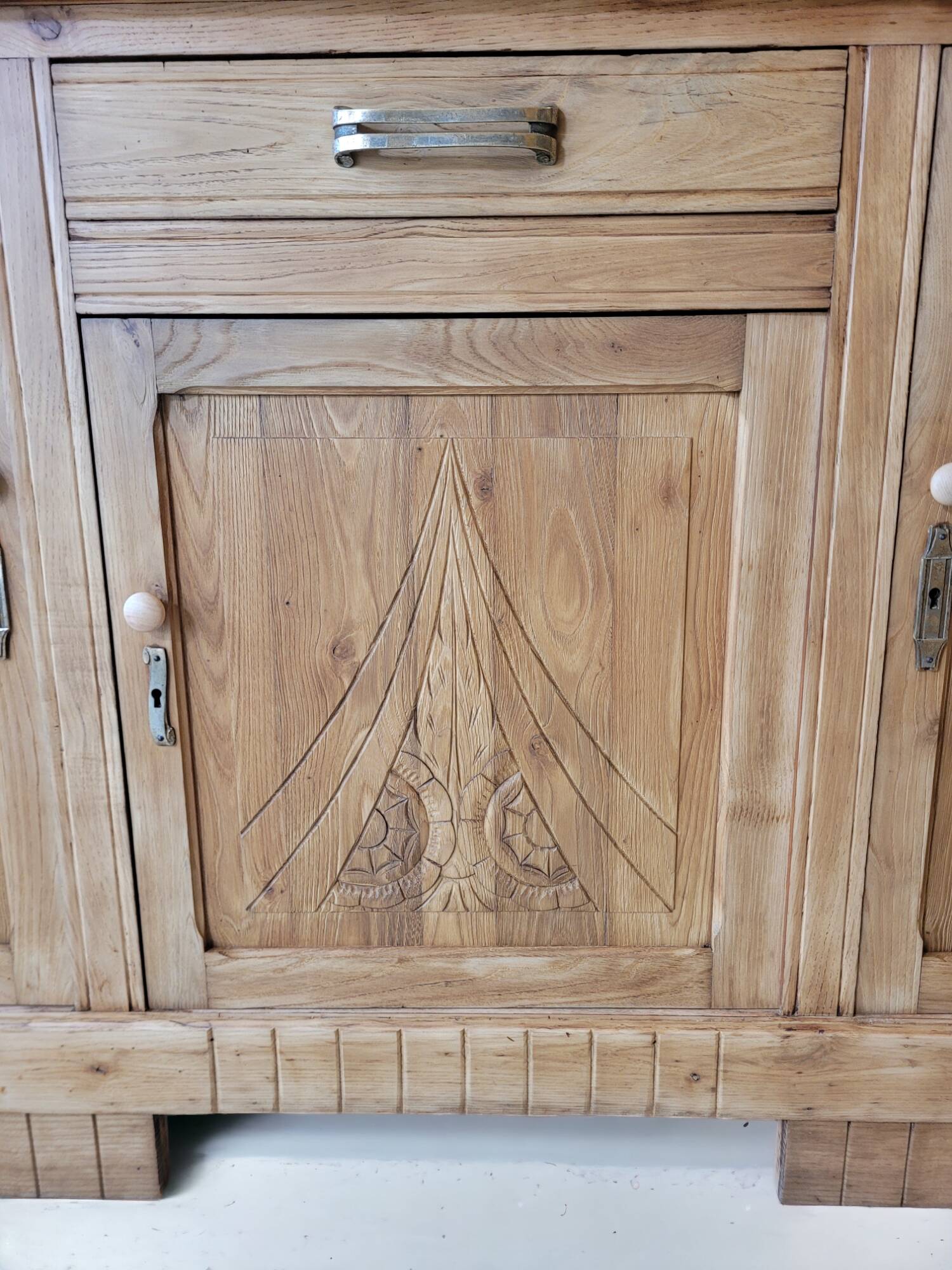 1950 solid oak sideboard