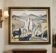 Oil painting Vinted "Return of the Shepherds" _ sculpted gilded frame