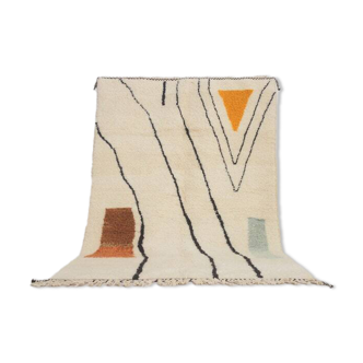 Tapis boujaad tissé en laine fait main traditionnel 250cmx150cm