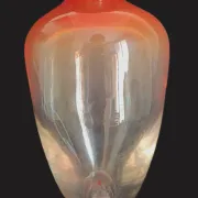 Vase en verre épais, verrerie Ingrid Glashütte (Euskirchen, Allemagne)