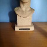 Bust of Arthur Rimbaud in stone