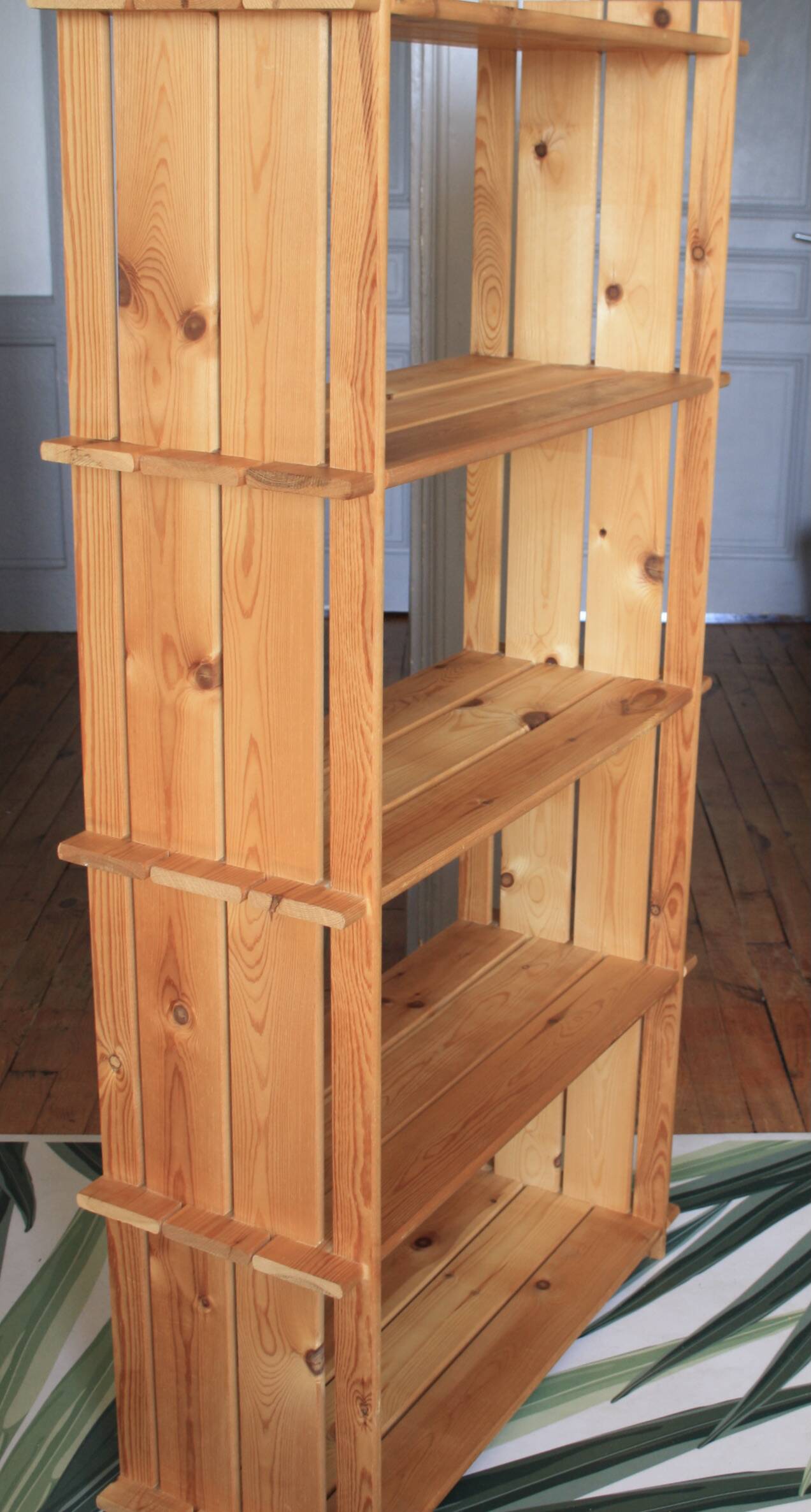 Wooden shelf