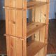 Wooden shelf