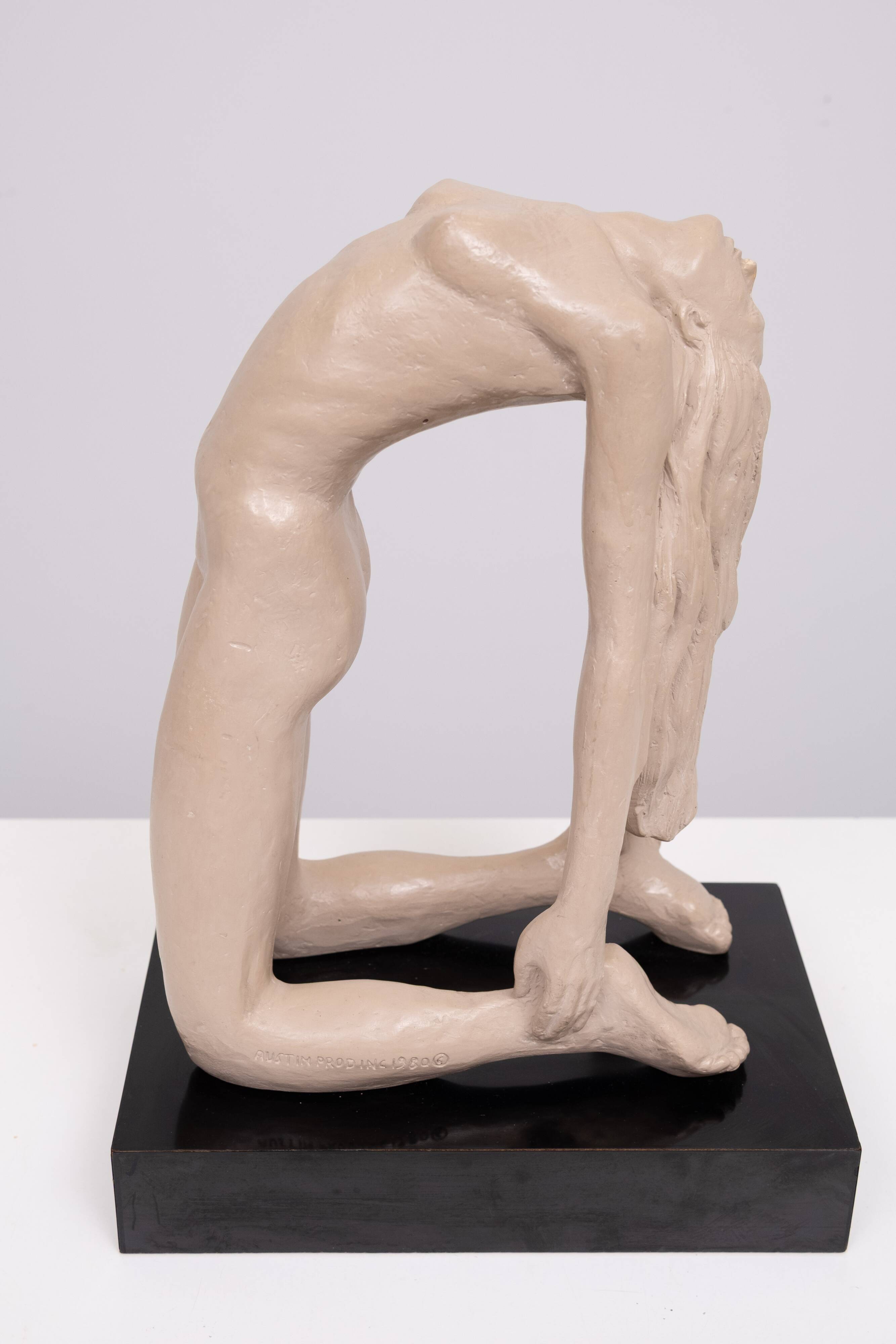 Austin production nude Lady “rebirth” statue Jean Pierre Renard sculpture