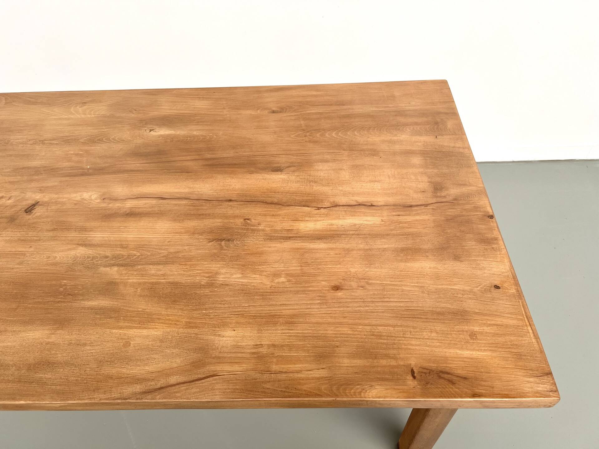 Solid beech farmhouse table