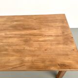Solid beech farmhouse table