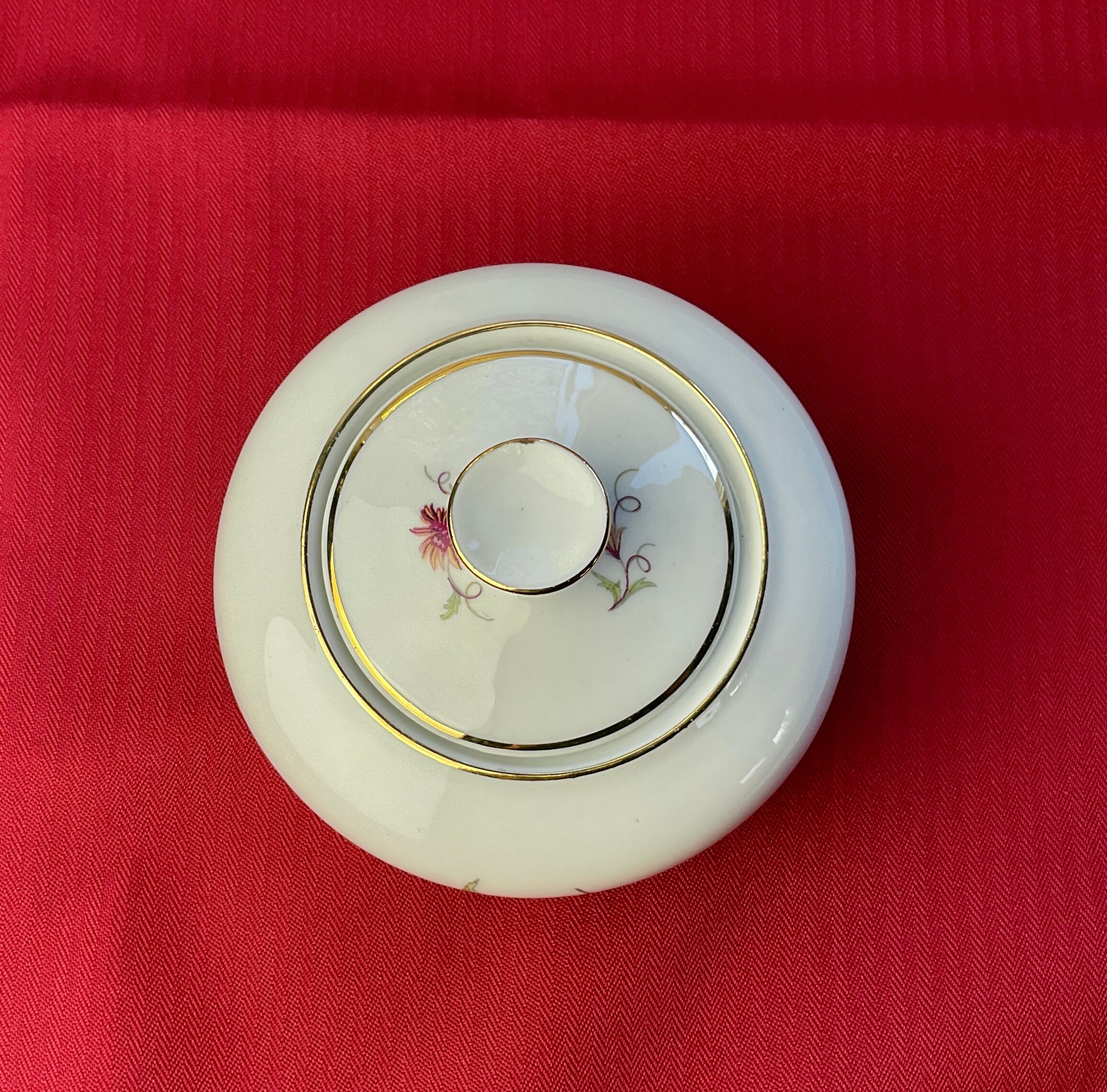 Vintage Veb Weisswasser sugar bowl 60 ́