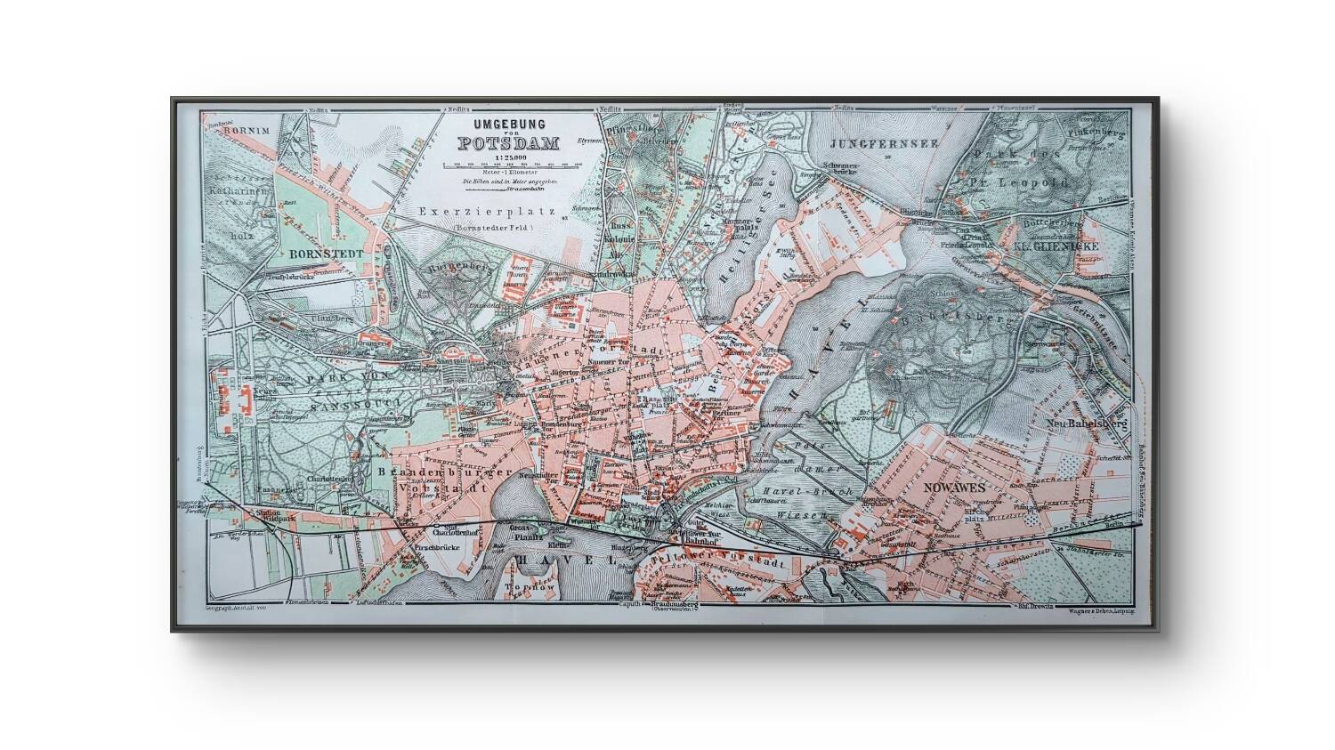 Printed in 1914, Potsdam, Brandenburg, Germany.