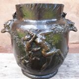 Art Nouveau Bronze Planter, by Joseph Chéret