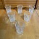 Série De 6 Verres à Shooter Verre Taillé Design Rétro #E390